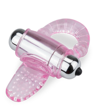 Laden Sie das Bild in den Galerie-Viewer, Vibro-Penisring mit genoppter Zunge
