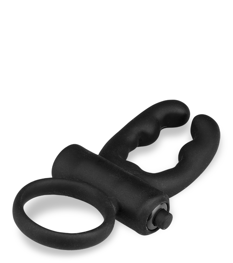 Vibro-Penisring mit Klitorisreizer