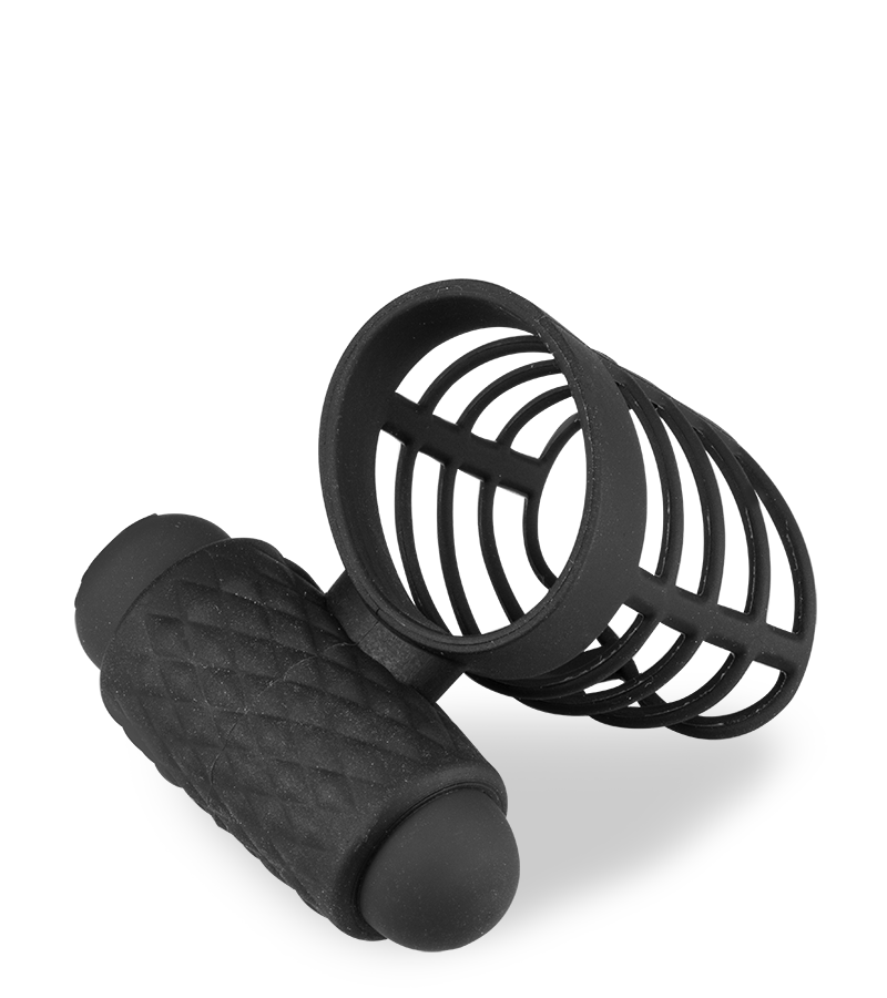 Vibro-Penisring mit Peniskäfig