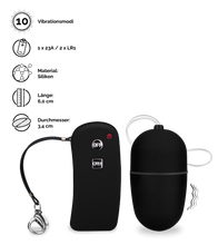 Laden Sie das Bild in den Galerie-Viewer, Vibroei mit Fernbedienung Brava - M