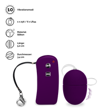 Laden Sie das Bild in den Galerie-Viewer, Vibroei mit Fernbedienung Brava - S