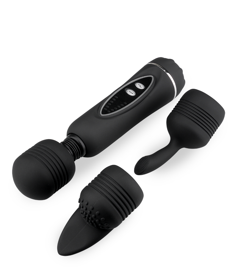 Wand Massager mit 3 Aufsätzen