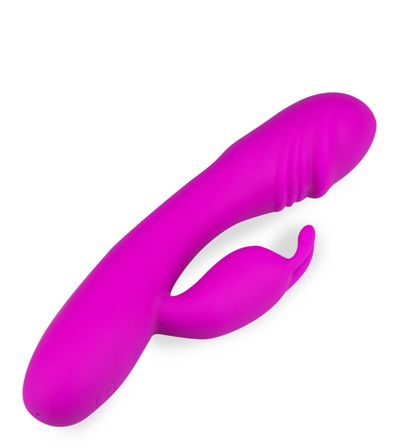 Wiederaufladbarer Rabbit-Vibrator Dual Spot