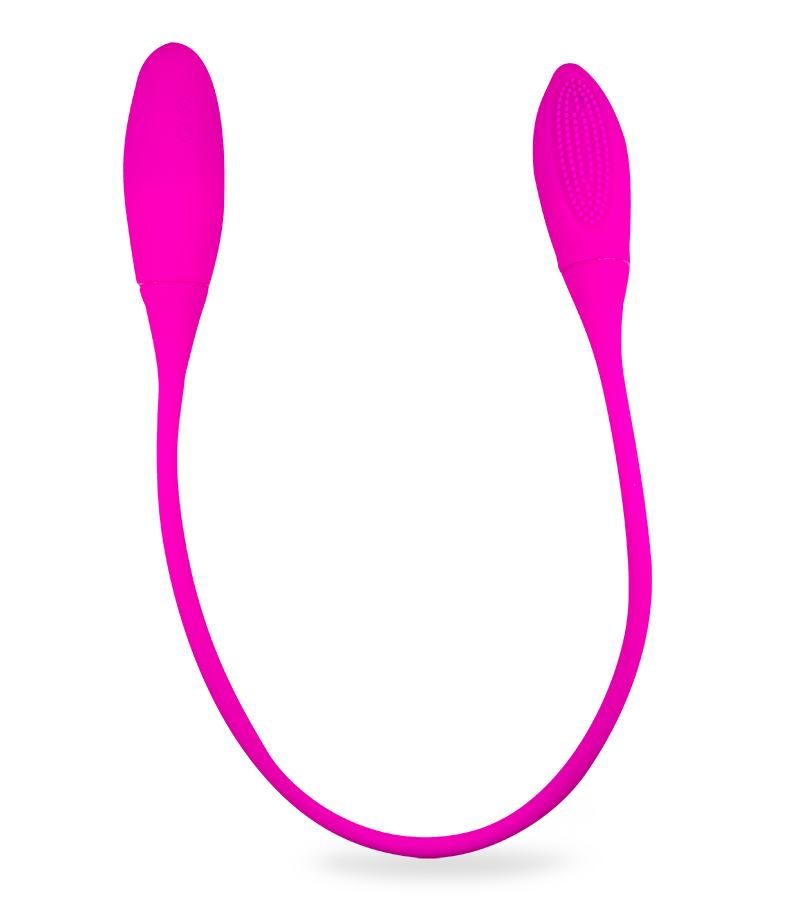 Wiederaufladbares Doppel-Vibro-Ei