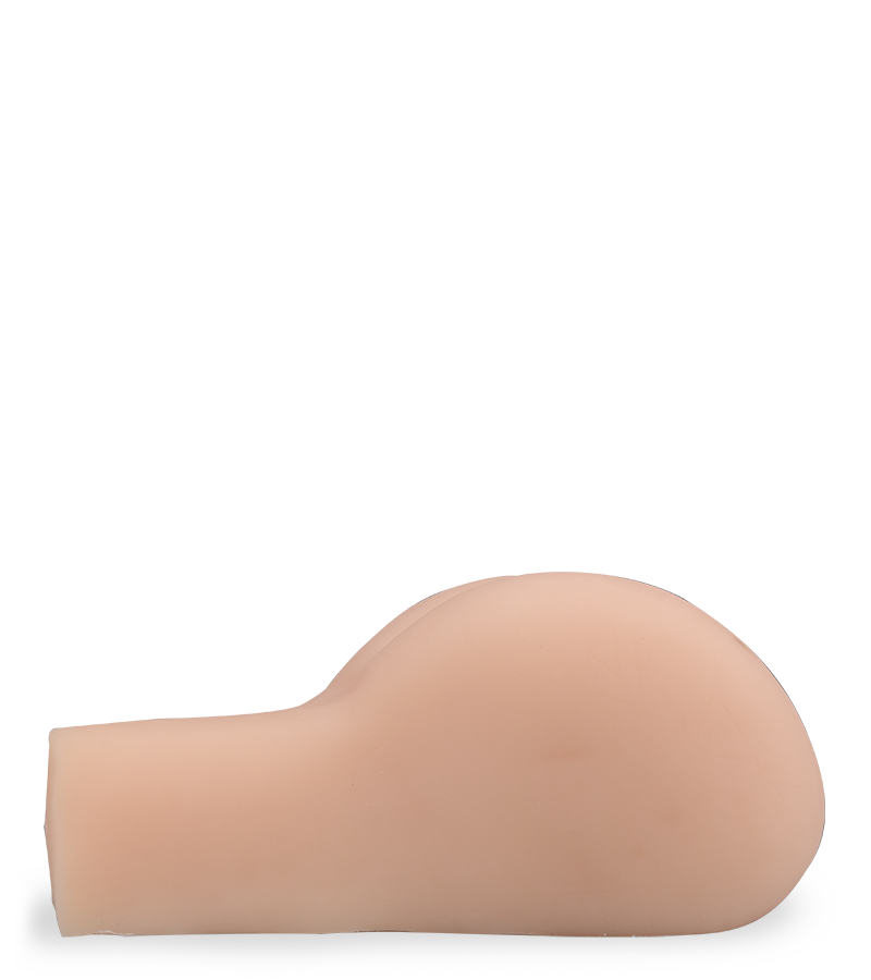 XXL-Gummimuschi mit Vagina und Anus