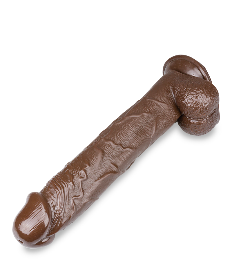 XXL-Naturdildo mit Saugnapf Julius