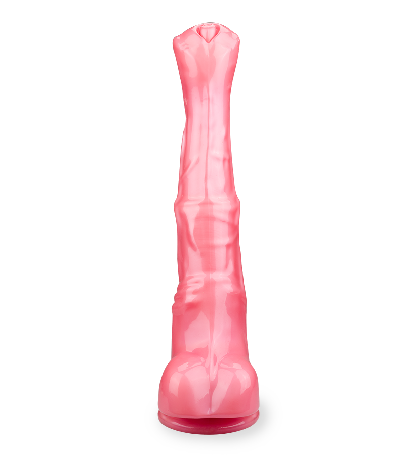 XXXL-Pferdedildo mit Saugnapf